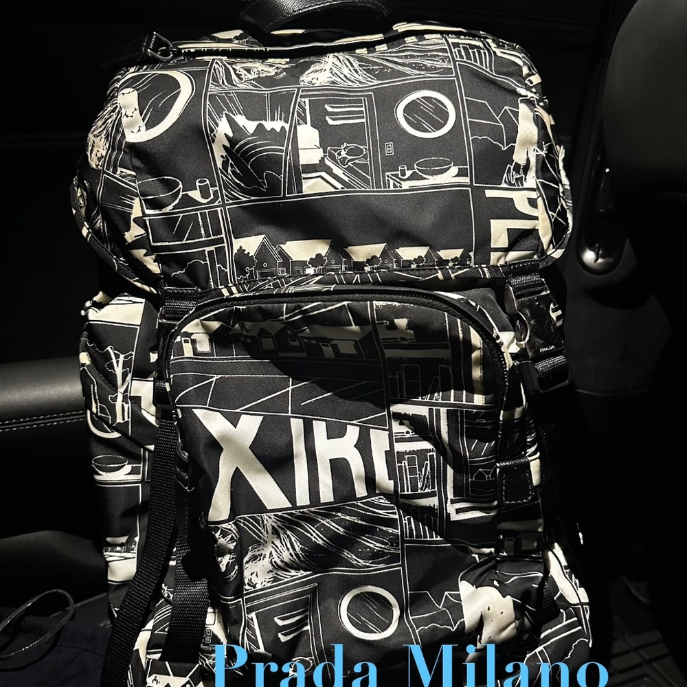 Prada Black Nylon Backpack — Excellent Condition (Black Friday Deal!)